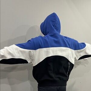 Kith Black, blue& white hoodie